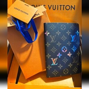 Louis Vuitton Monogram Clemance Notebook with Multicolor Accents